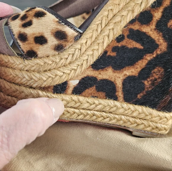 Christian Louboutin Isabelle Wedge Sandals - Picture 8 of 9